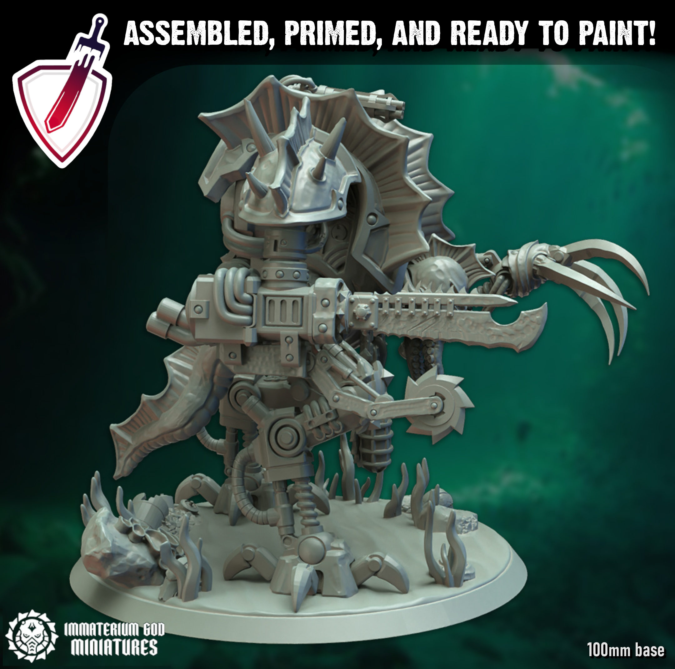 Abyssal Hounds | Miniatures By Immaterium God | For Tabletop Gaming, D&D, Wargaming, Painting | Assembled + Primed - Brush and Battle