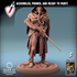 Zephyr Sandrider | Miniatures By Lord Of The Print | For Tabletop Gaming, D&D, Pathfinder, Painting | Assembled And Primed - Brush and Battle