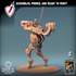 Medoka Dune Walker | (Large) Miniatures By Lord Of The Print | For Tabletop Gaming, D&D, Pathfinder, Painting | Assembled And Primed - Brush and Battle