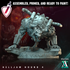 Helljaw Hound | Miniatures By Archvillain Games | For Tabletop Gaming, D&D, Wargaming, And Painting | Assembled And Primed - Brush and Battle