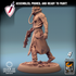 Zephyr Sandrider | Miniatures By Lord Of The Print | For Tabletop Gaming, D&D, Pathfinder, Painting | Assembled And Primed - Brush and Battle