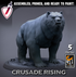 Wild Templar Bears | Miniatures By Lord Of The Print | For Tabletop Gaming, D&D, Pathfinder, And Painting | Assembled And Primed - Brush and Battle
