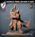 Darknight - Axe | Miniatures By Lord Of The Print | For Tabletop Gaming, D&D, Pathfinder, And Painting | Assembled And Primed - Brush and Battle