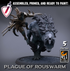 Rat Riders | Miniatures By Lord Of The Print | For Tabletop Gaming, D&D, Pathfinder, And Painting | Assembled And Primed - Brush and Battle
