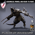 Infantry Rats - Rogues | Miniatures By Lord Of The Print | For Tabletop Gaming, D&D, Pathfinder, Painting | Assembled+Primed - Brush and Battle