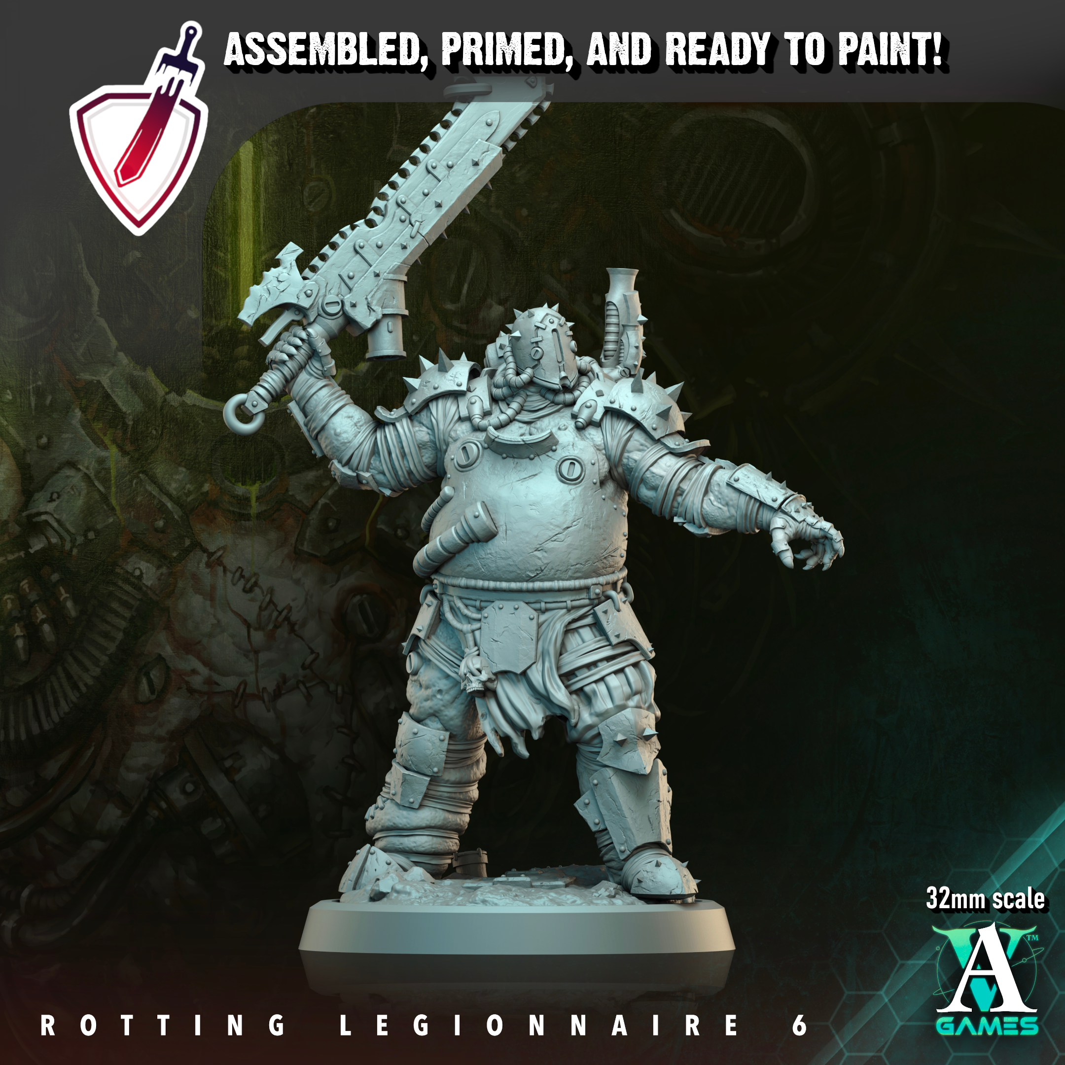 Rotting Legionnaire by Archvillain Games - Brush and Battle