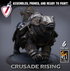 Armored Templar Bears | Miniatures By Lord Of The Print | For Tabletop Gaming, D&D, Pathfinder, Painting | Assembled And Primed - Brush and Battle