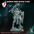 Anointed Swords | Miniatures By Archvillain Games | For Tabletop Gaming, D&D, Wargaming, And Painting | Assembled And Primed - Brush and Battle