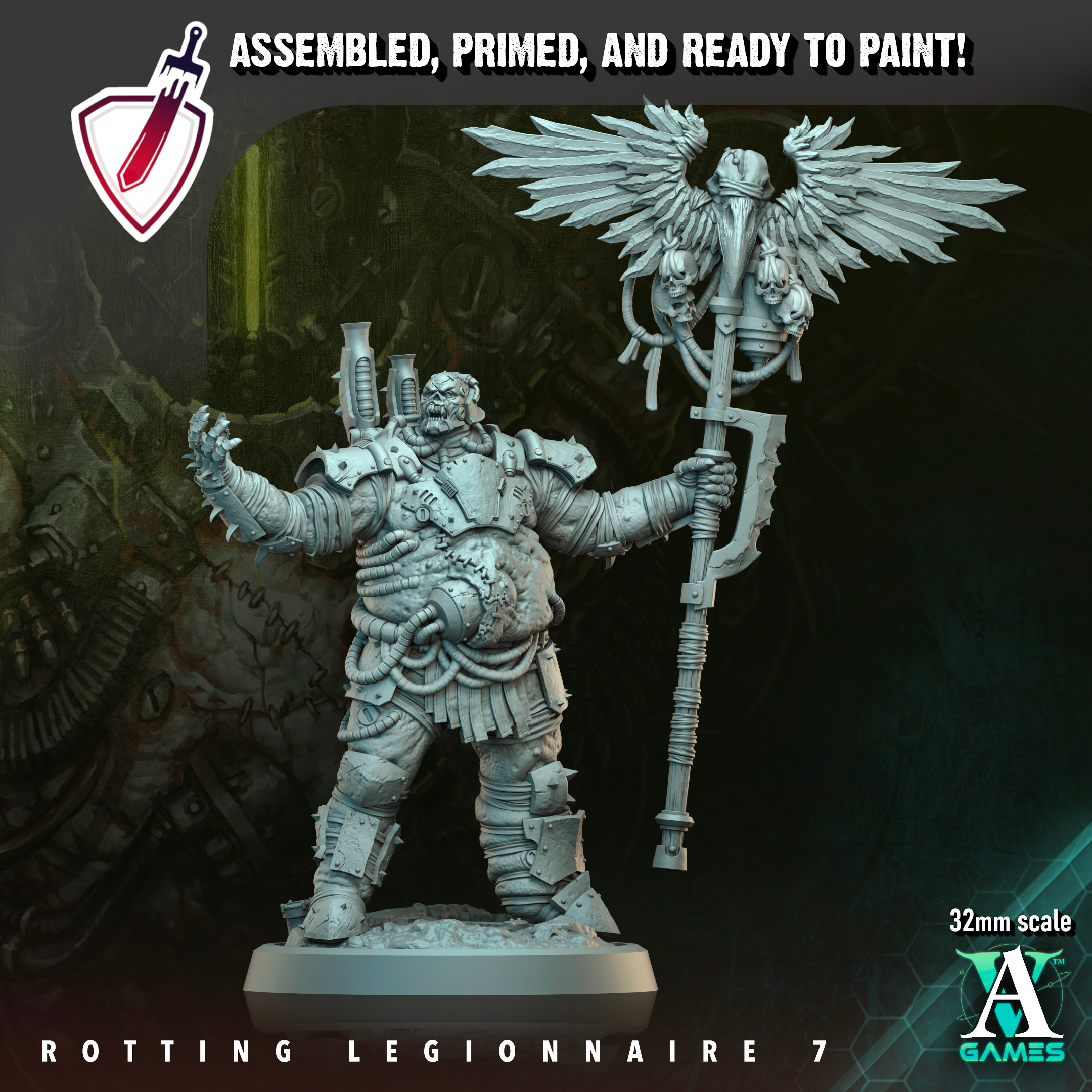Rotting Legionnaire by Archvillain Games - Brush and Battle