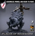 Rat Riders | Miniatures By Lord Of The Print | For Tabletop Gaming, D&D, Pathfinder, And Painting | Assembled And Primed - Brush and Battle