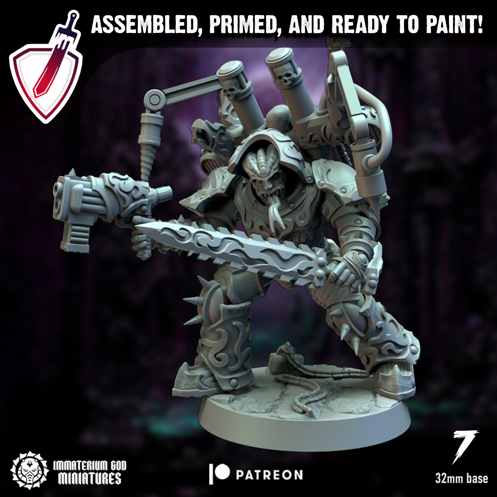 Surgeon Ravagers | Miniatures By Immaterium God | For Tabletop Gaming, D&D, Wargaming, And Painting | Assembled And Primed - Brush and Battle