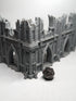 Two Story Ruins Tabletop Terrain | Destroyed Gothic Cathedral | By Forbidden Prints | Great For Any Tabletop Wargame! - Brush and Battle