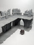 Two Story Ruins Tabletop Terrain | Destroyed Gothic Cathedral | By Forbidden Prints | Great For Any Tabletop Wargame! - Brush and Battle