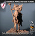 Mounted Death Horses (1-5) | Miniatures By Lord Of The Print | For Tabletop Gaming, D&D, Pathfinder, Painting | Assembled +Primed - Brush and Battle