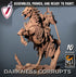 Mounted Death Horses (6-10)| Miniatures By Lord Of The Print | For Tabletop Gaming, D&D, Pathfinder, Painting | Assembled +Primed - Brush and Battle