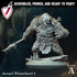 Arcturi Winterhowl | Miniatures By Archvillain Games | For Tabletop Gaming, D&D, Pathfinder, And Painting | Assembled And Primed - Brush and Battle