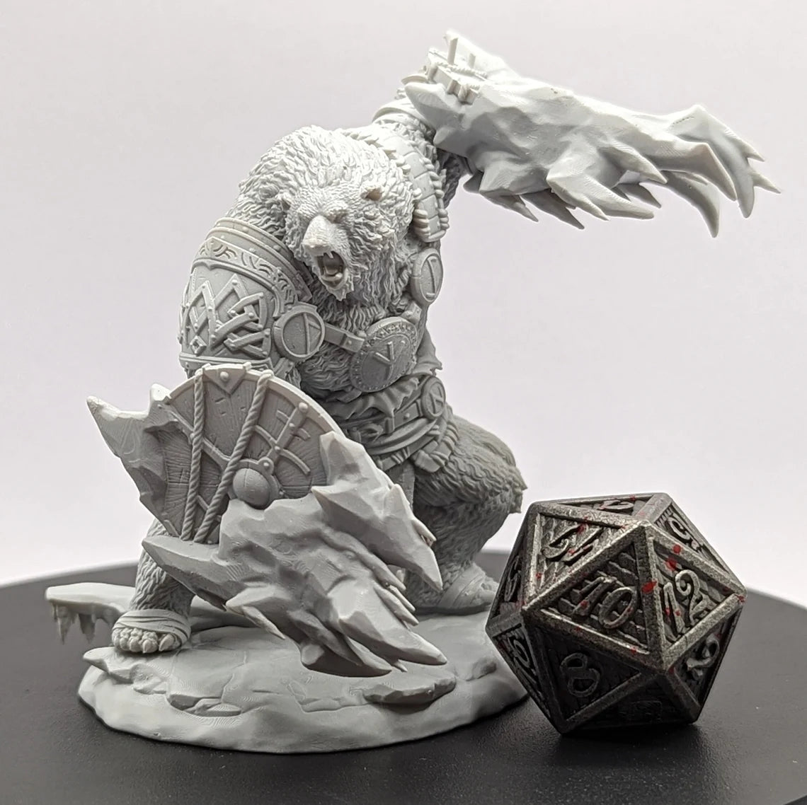 Arcturi Winterhowl | Miniatures By Archvillain Games | For Tabletop Gaming, D&D, Pathfinder, And Painting | Assembled And Primed - Brush and Battle