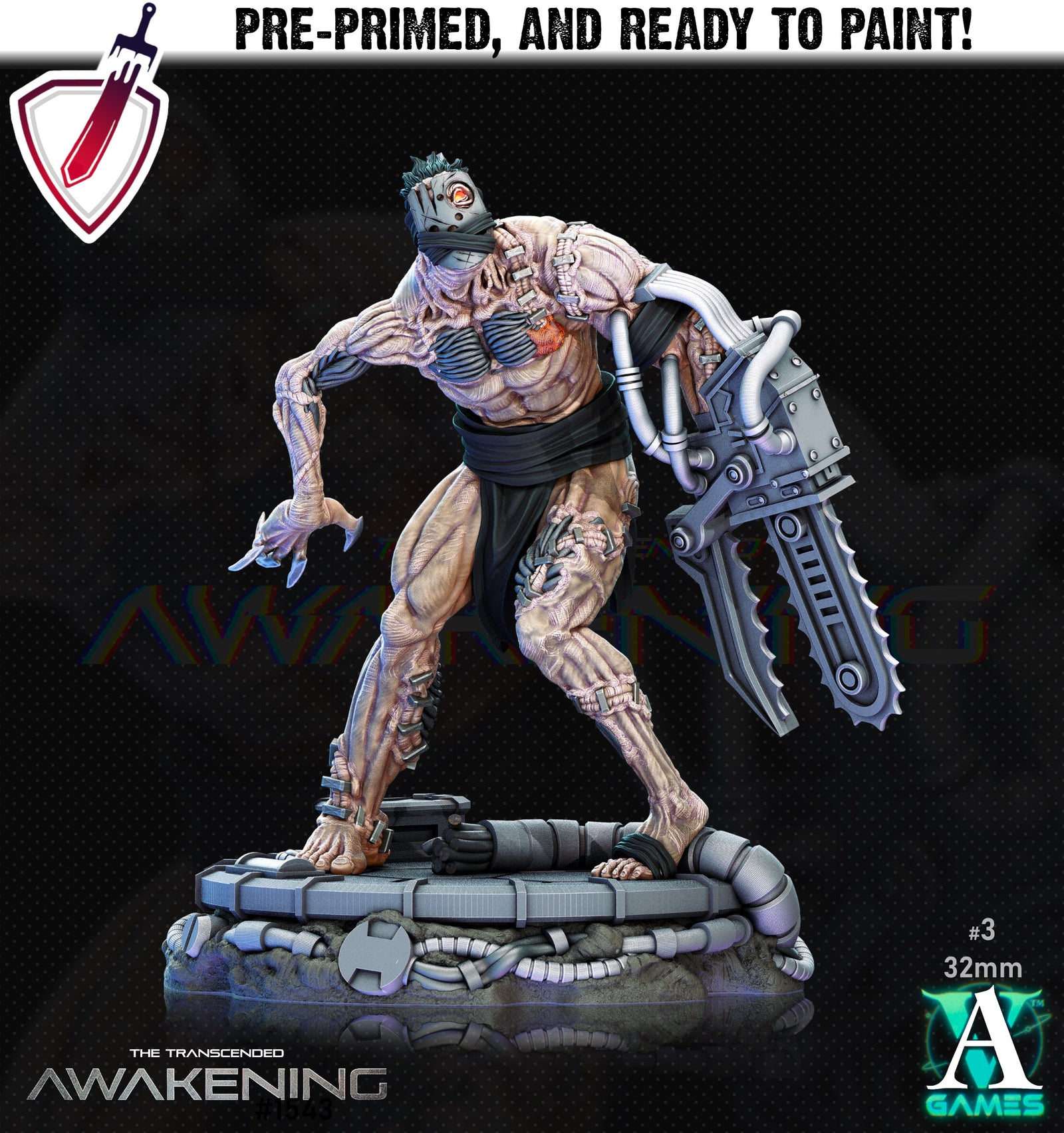 Trancended Leftovers | Miniatures by Archvillain Games | Resin Mini for Tabletop Gaming, D&D, Wargaming, Painting | Assembled and Primed - Brush and Battle