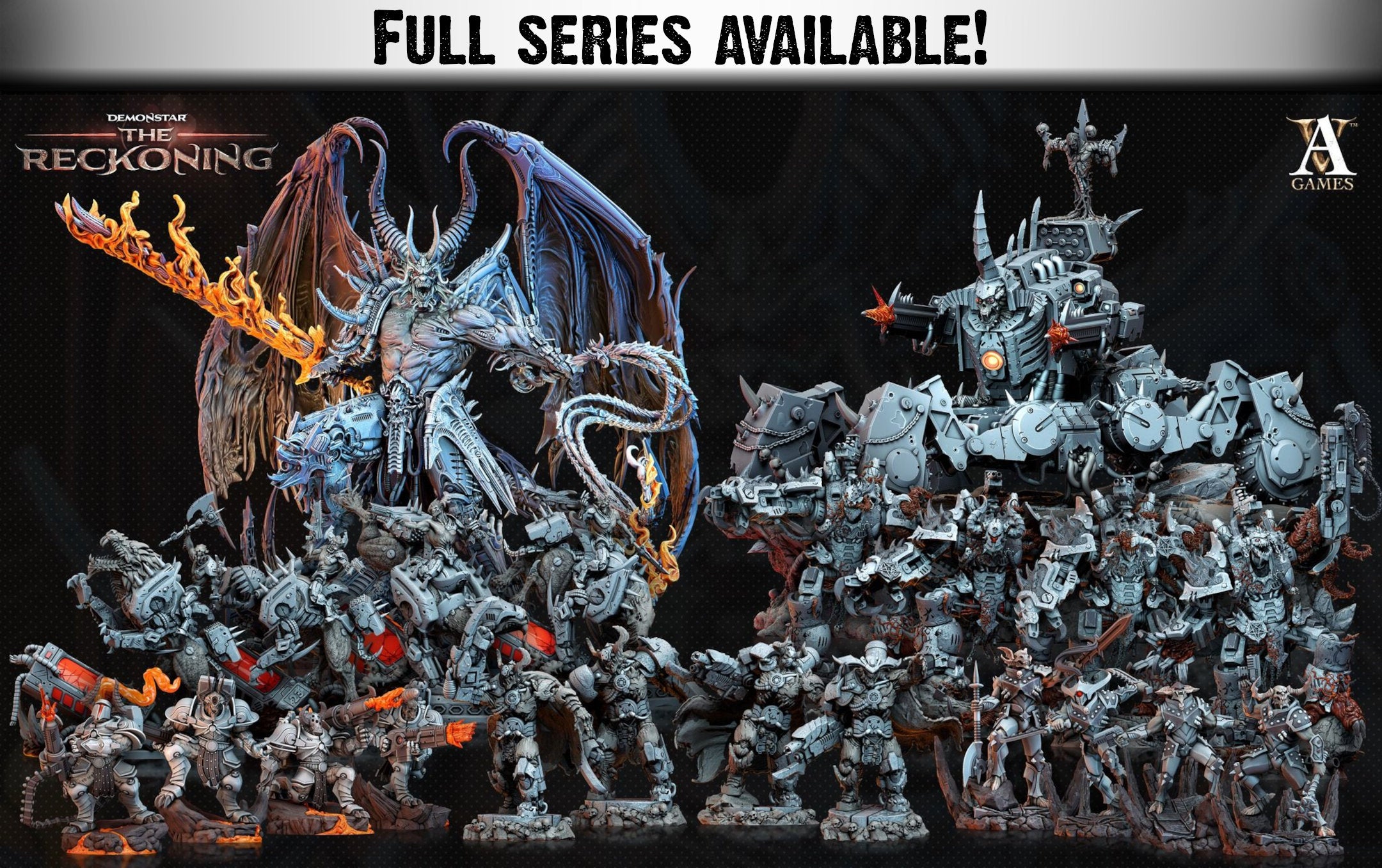 Kaus Chaosbred Dreadnaught | (Massive) Miniature by Archvillain Games | For Tabletop Gaming, D&D, Wargaming, Painting | Assembled and Primed
