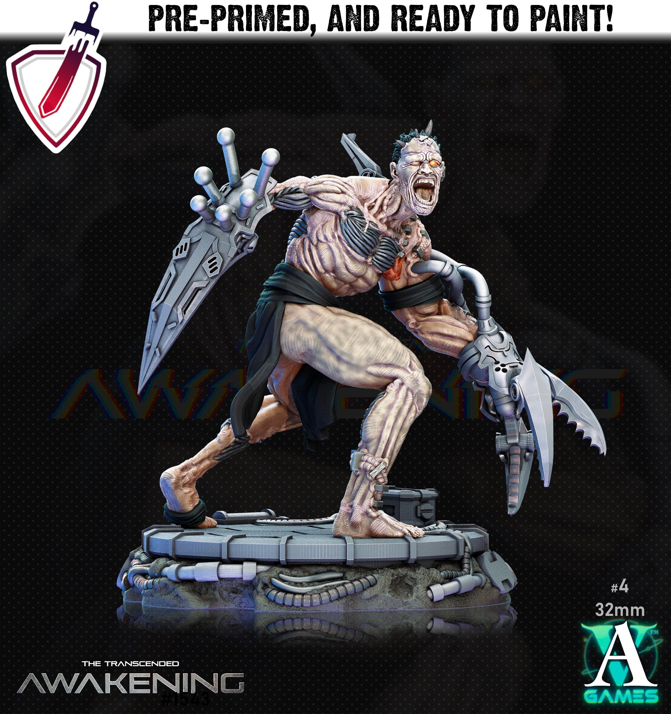 Trancended Leftovers | Miniatures by Archvillain Games | Resin Mini for Tabletop Gaming, D&D, Wargaming, Painting | Assembled and Primed - Brush and Battle