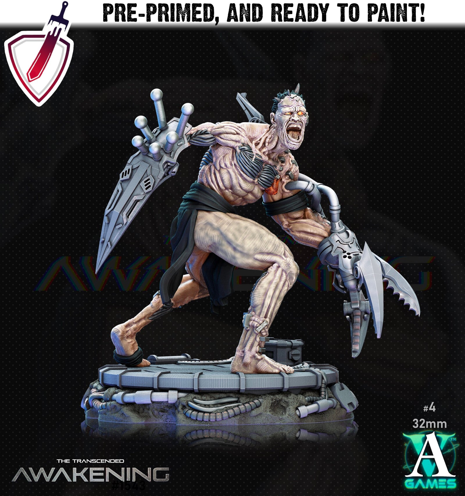Trancended Leftovers | Miniatures by Archvillain Games | Resin Mini for Tabletop Gaming, D&D, Wargaming, Painting | Assembled and Primed - Brush and Battle