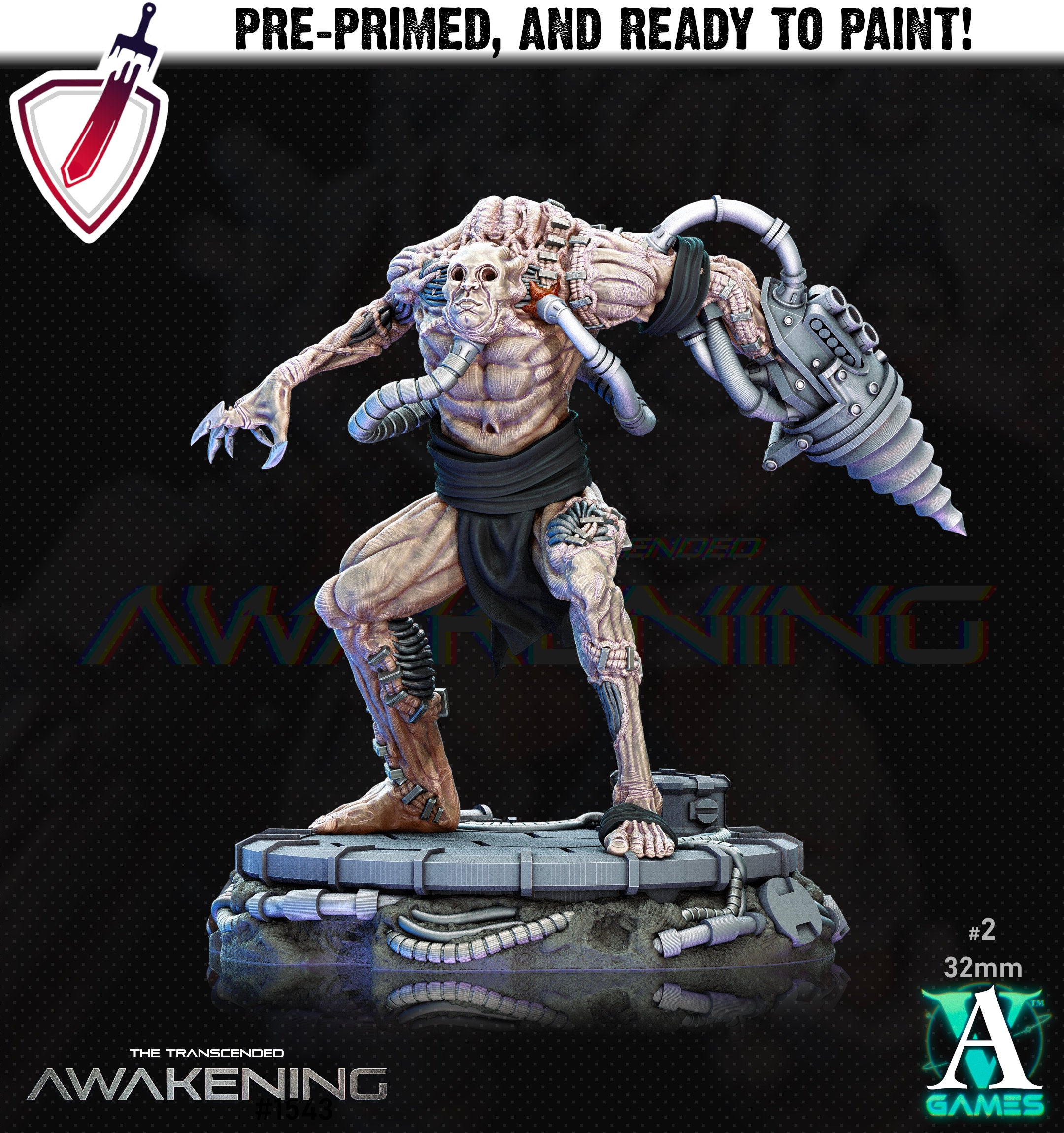 Trancended Leftovers | Miniatures by Archvillain Games | Resin Mini for Tabletop Gaming, D&D, Wargaming, Painting | Assembled and Primed - Brush and Battle