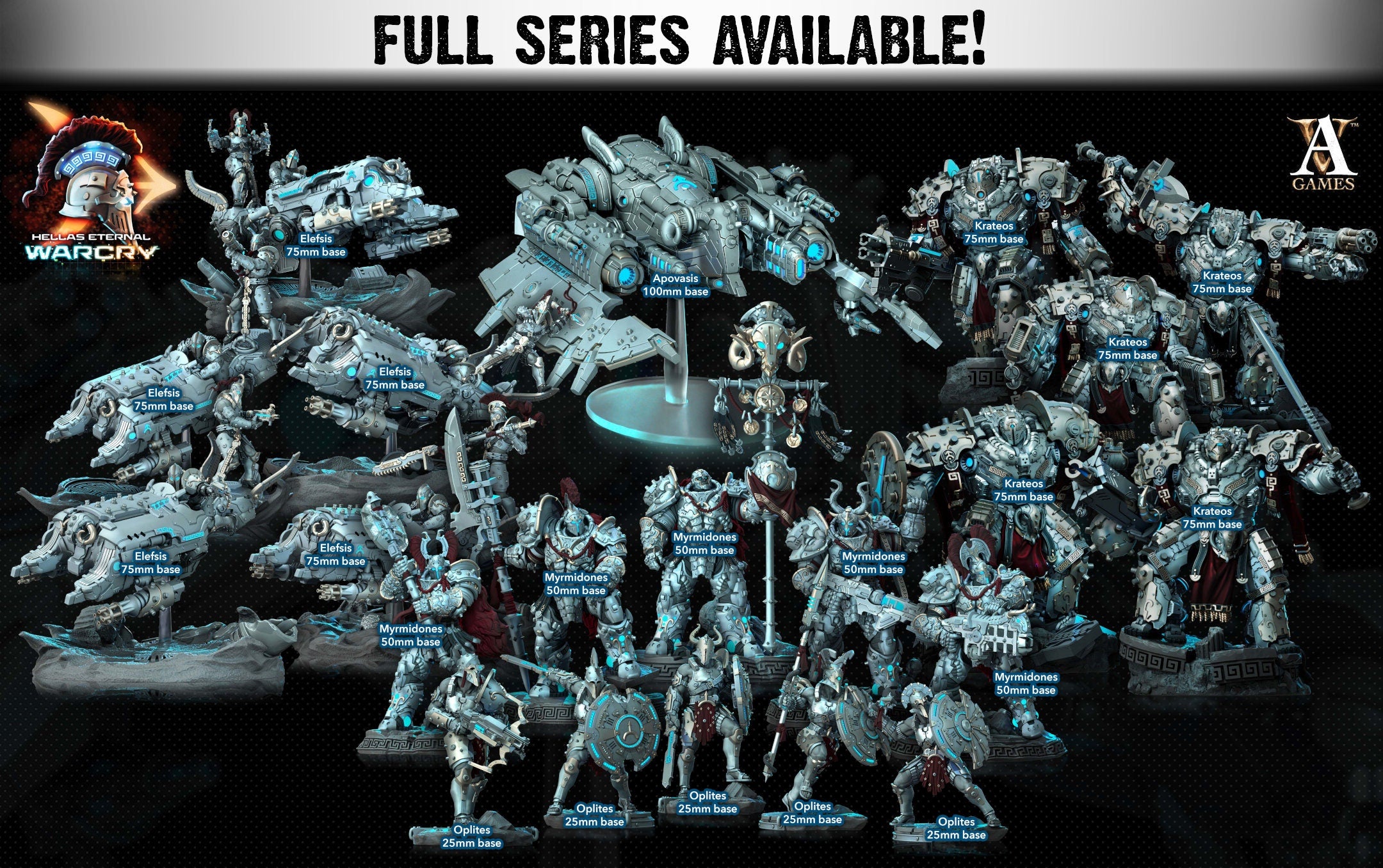 Elefsis with Riders | Miniatures by Archvillain Games | Resin Mini for Tabletop Gaming, D&D, Wargaming, Painting | Assembled and Primed