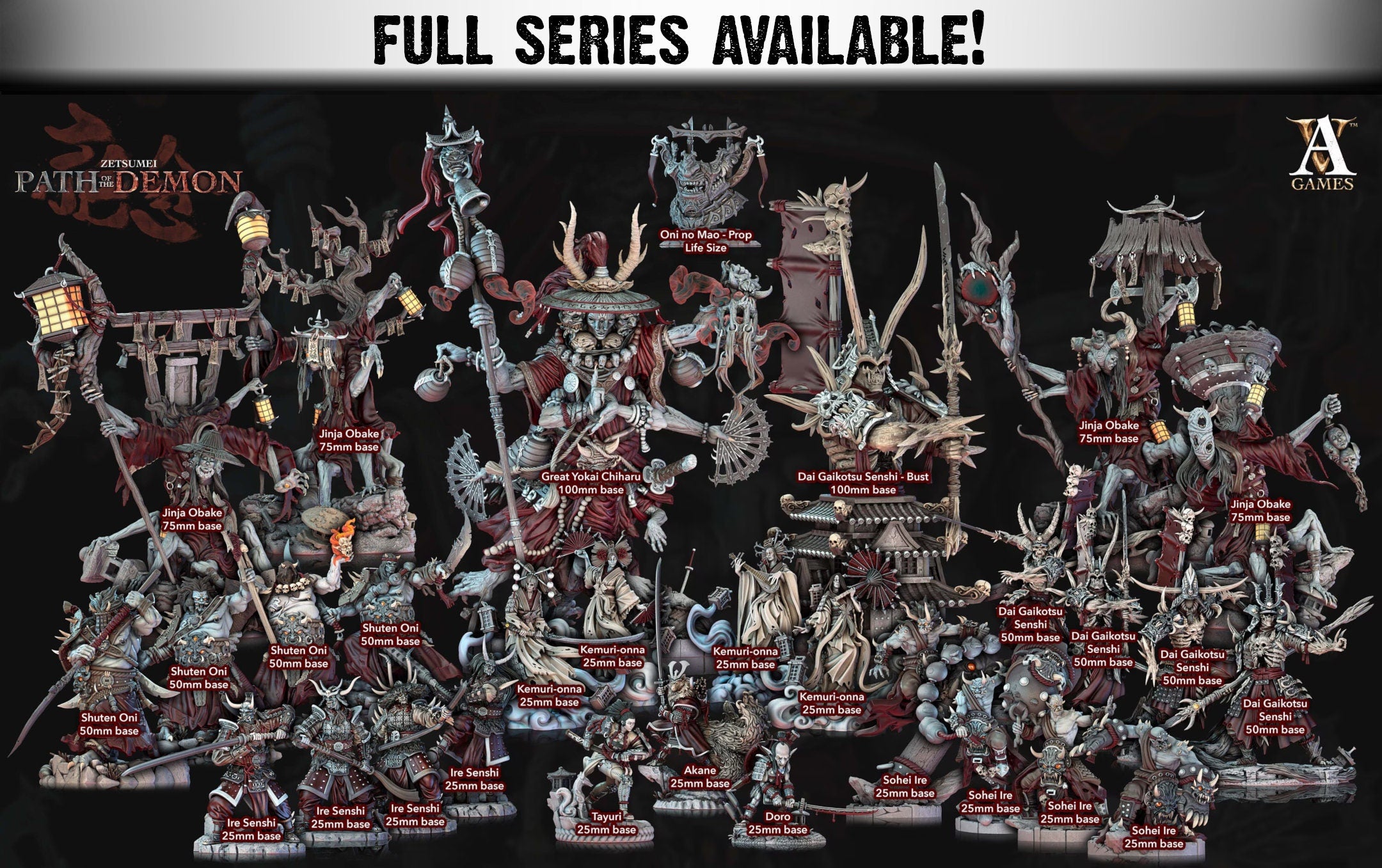 Sohei Ire | Miniatures by Archvillain Games | Resin mini for tabletop gaming, D&D, Pathfinder, and painting | Assembled and Primed