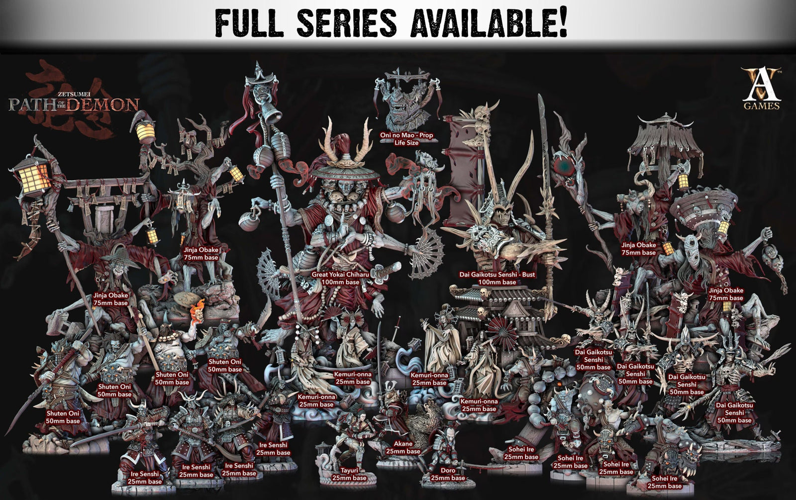 Sohei Ire | Miniatures by Archvillain Games | Resin mini for tabletop gaming, D&D, Pathfinder, and painting | Assembled and Primed