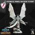 Female Justiciar Angels | Miniatures by Archvillain Games | Resin Mini for Tabletop Gaming, D&D, Pathfinder, Painting | Assembled and Primed - Brush and Battle