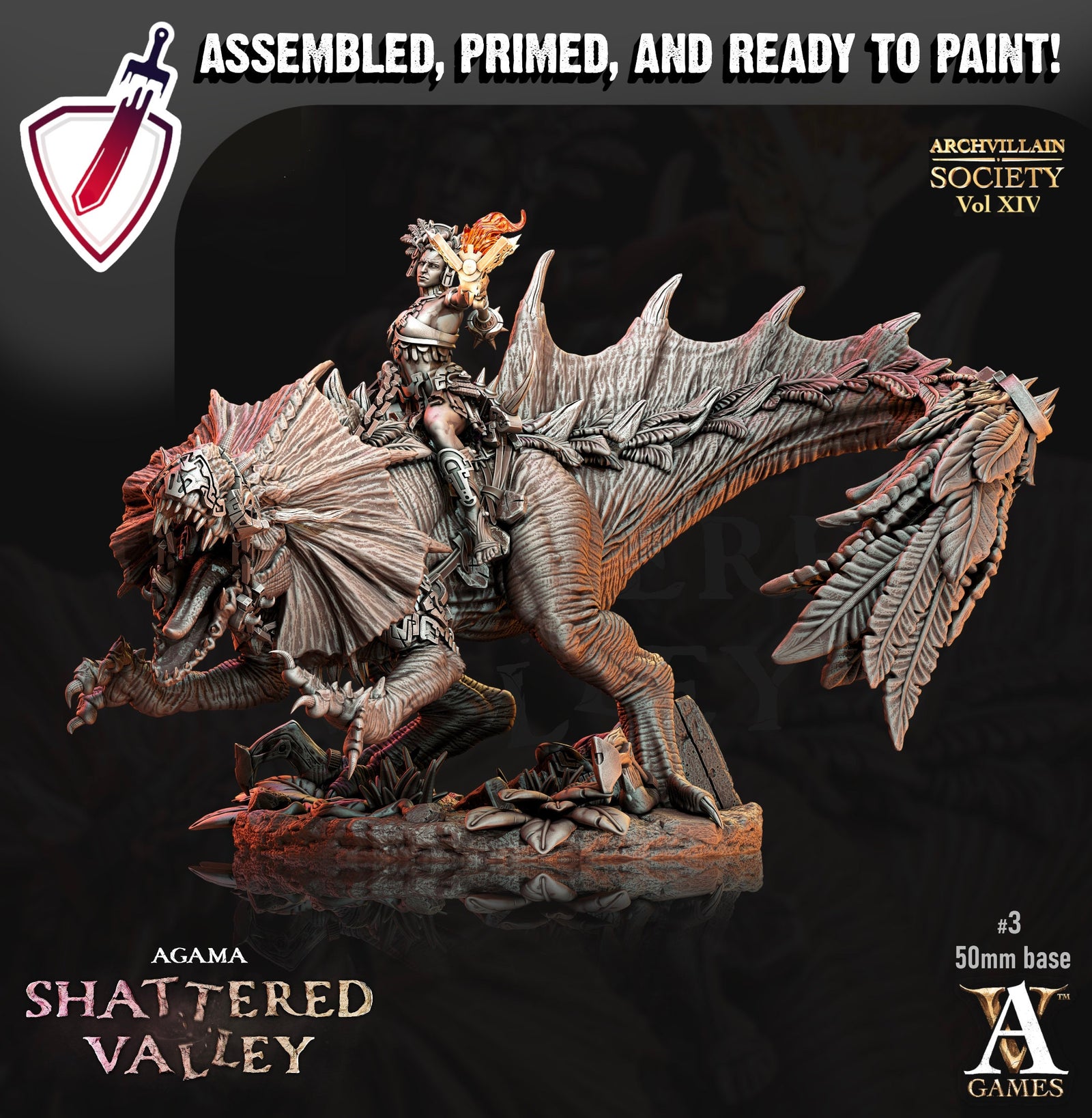 Heroes Vol. XIV | Miniatures by Archvillain Games | Resin mini for tabletop gaming, D&D, Pathfinder, painting | Assembled and Primed - Brush and Battle