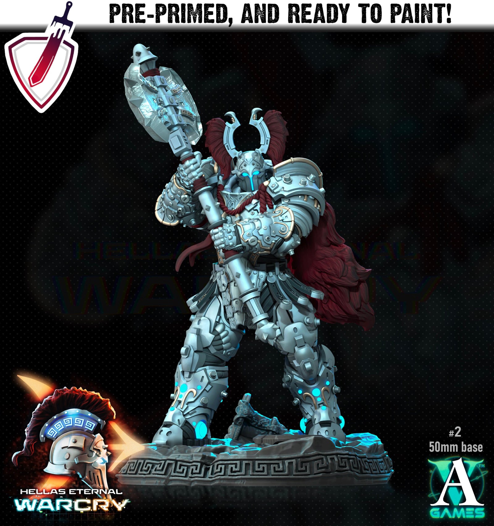Myrmidones | Miniatures by Archvillain Games | Resin Mini for Tabletop Gaming, D&D, Pathfinder, Wargaming, Painting | Assembled and Primed