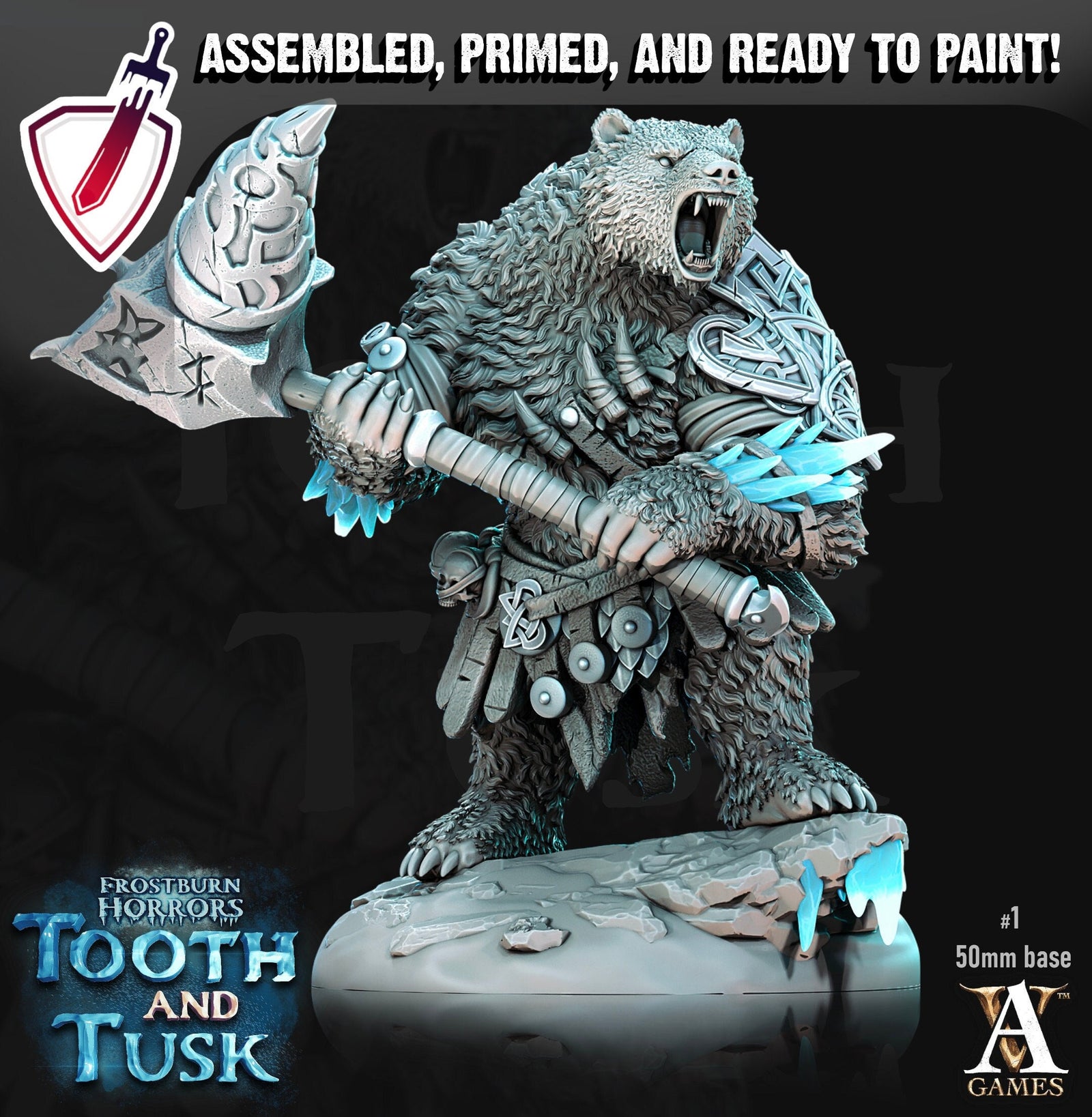 Arcturi | Miniatures by Archvillain Games | Resin Mini for Tabletop Gaming, D&D, Pathfinder, Painting | Assembled and Primed - Brush and Battle