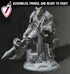 Tharvian | Miniatures by DM Stash | Great for Tabletop Gaming, D&D, Pathfinder, and Painting | Assembled and Primed - Brush and Battle