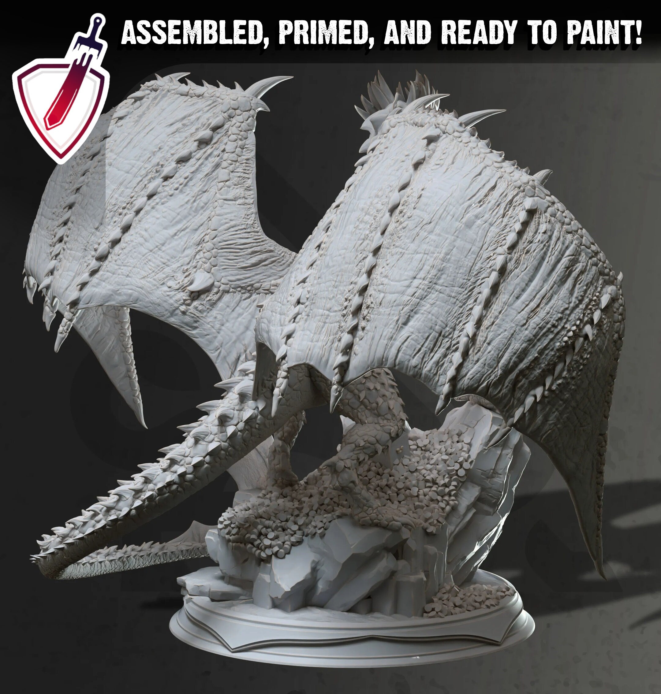 Brazatul | (Large) Miniature by DM Stash | Great for Tabletop Gaming, D&D, Pathfinder, and Painting | Assembled and Primed - Brush and Battle