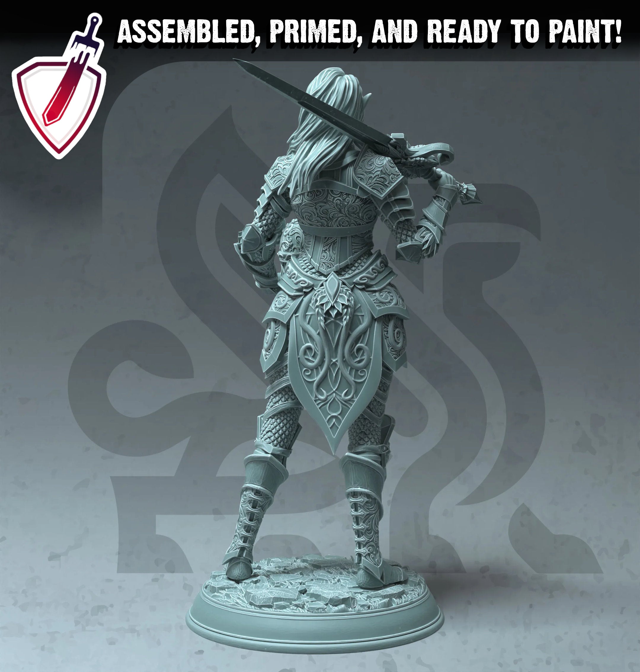 Celathyn – Nais ro Nan Thalias | Miniatures by DM Stash | Great for Tabletop Gaming, D&D, Pathfinder, and Painting | Assembled and Primed - Brush and Battle