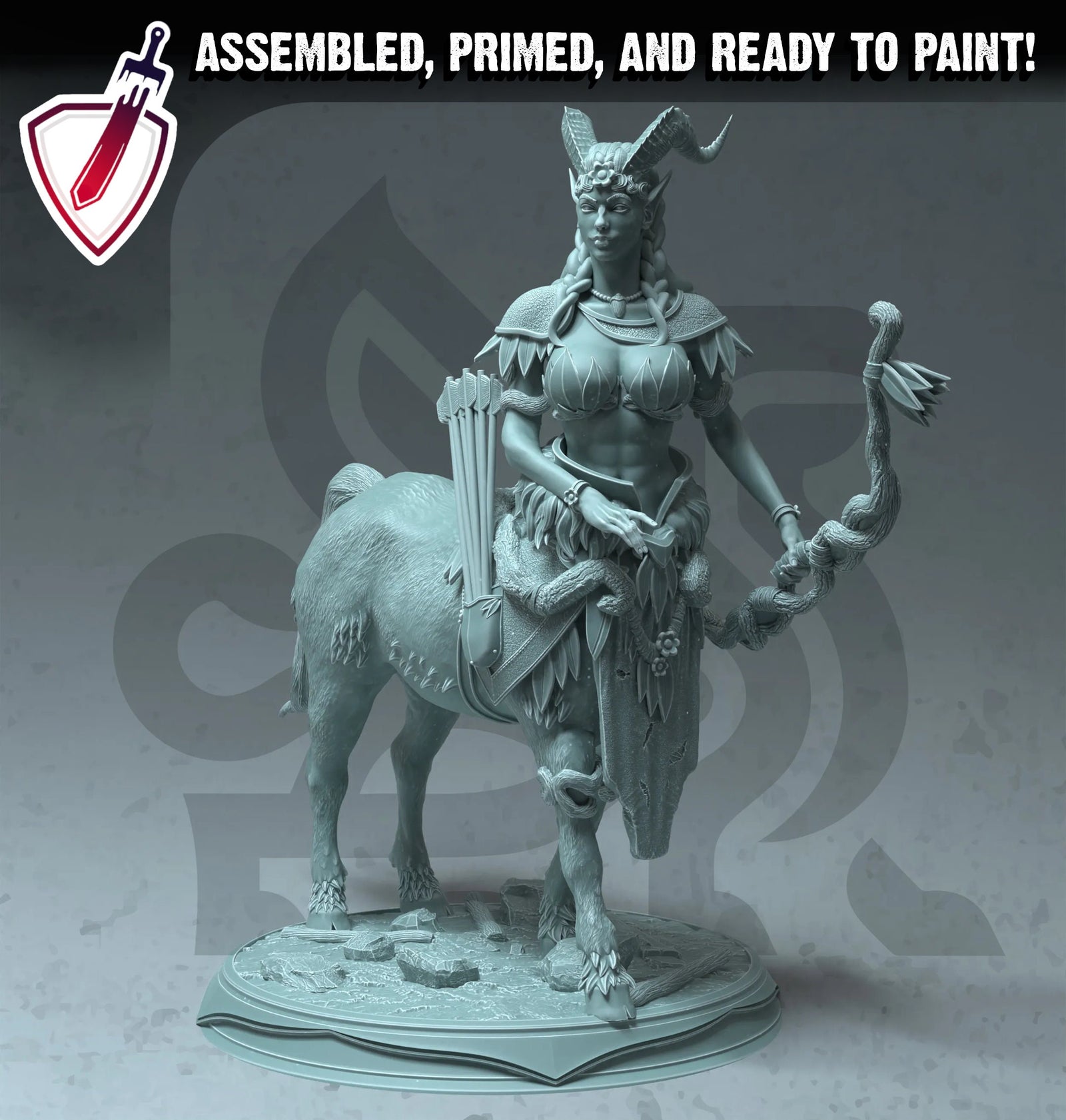 Tanagor – Sentinel of the Woods | Miniatures by DM Stash | Great for Tabletop Gaming, D&D, Pathfinder, and Painting | Assembled and Primed - Brush and Battle