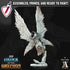 Female Justiciar Angels | Miniatures by Archvillain Games | Resin Mini for Tabletop Gaming, D&D, Pathfinder, Painting | Assembled and Primed - Brush and Battle