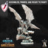 Male Justiciar Angels | Miniatures by Archvillain Games | Resin Mini for Tabletop Gaming, D&D, Pathfinder, Painting | Assembled and Primed - Brush and Battle