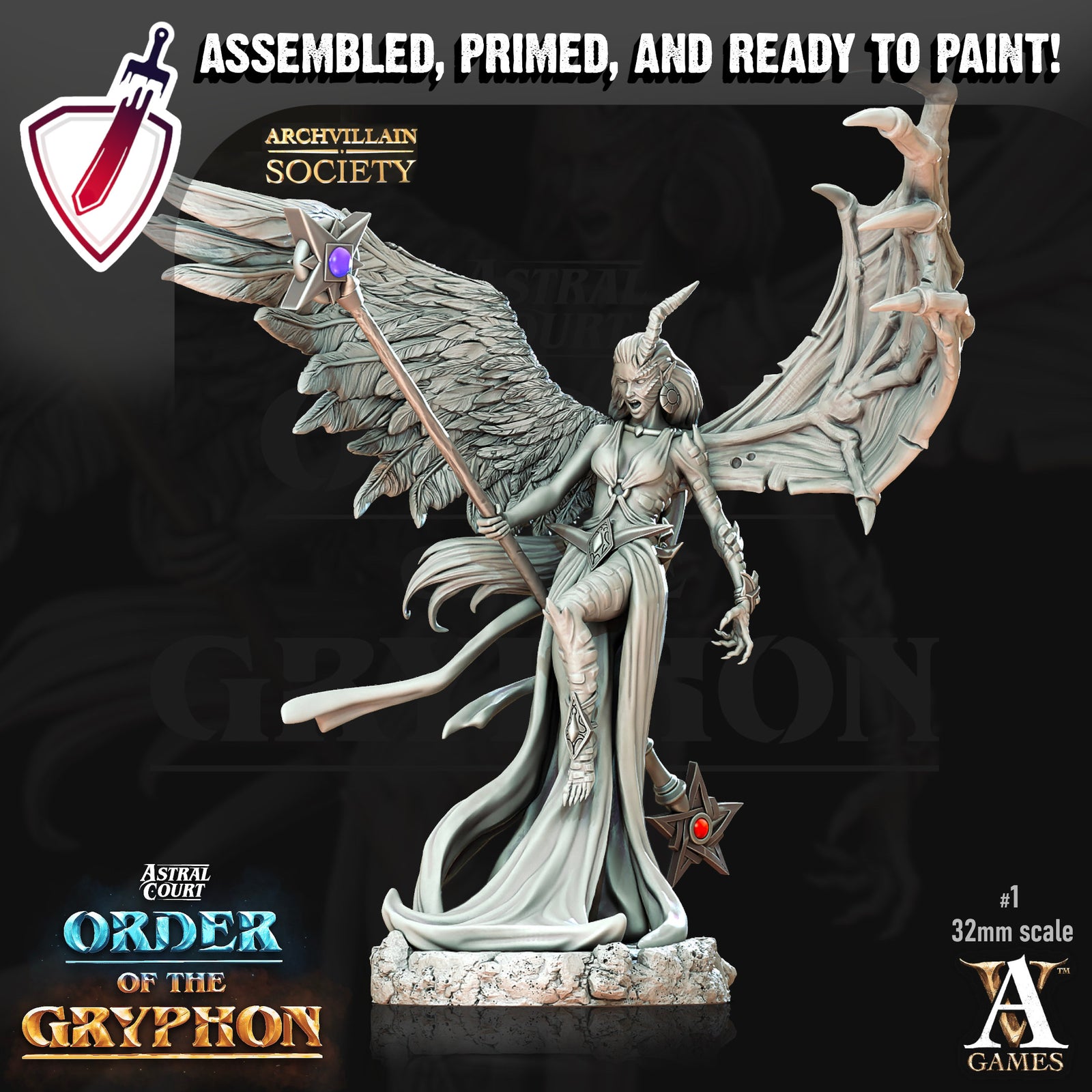 Heroes Vol. XI | Miniatures by Archvillain Games | Resin mini for tabletop gaming, D&D, Pathfinder, painting | Assembled and Primed - Brush and Battle
