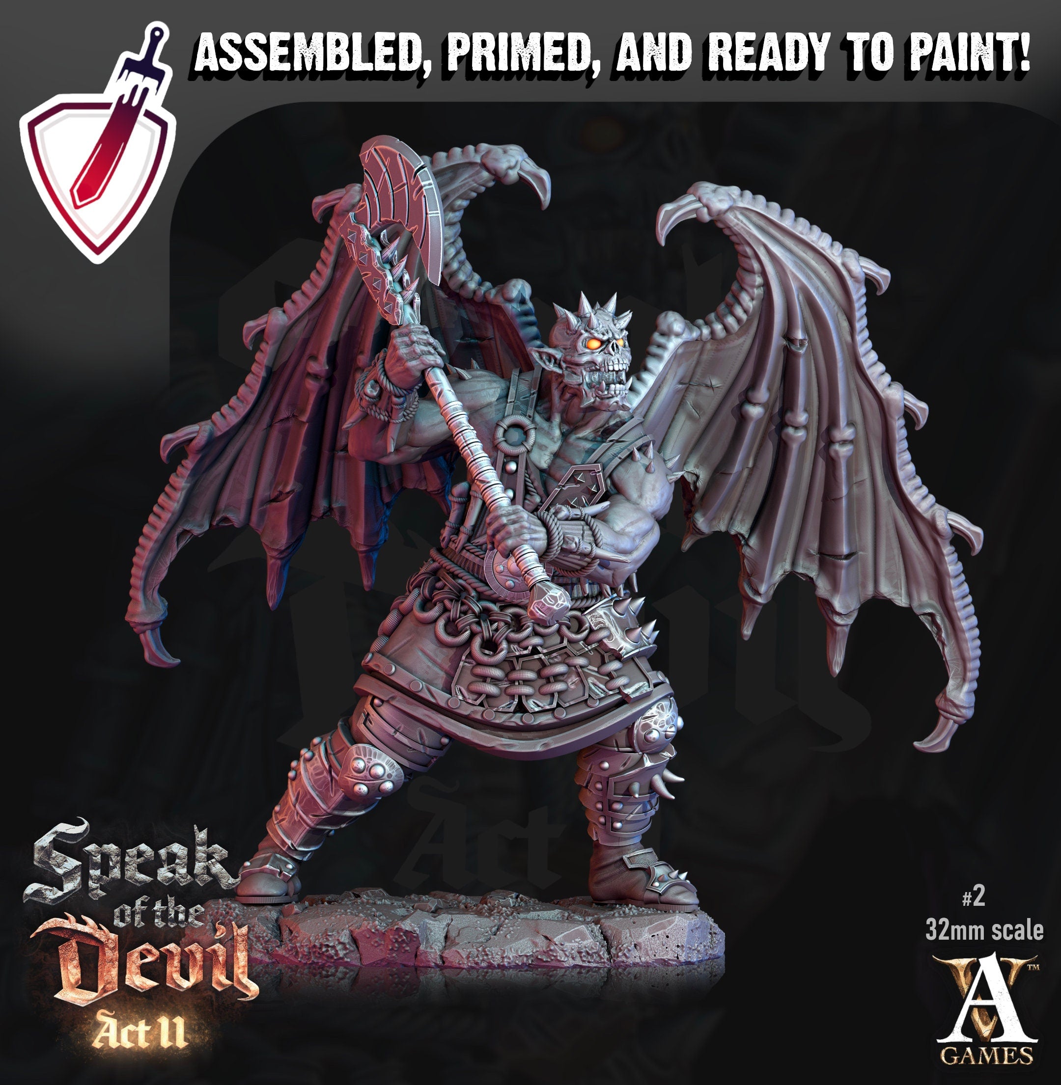 Rathenites | Miniatures by Archvillain Games | Resin Mini for Tabletop Gaming, D&D, Pathfinder, Painting | Assembled and Primed - Brush and Battle