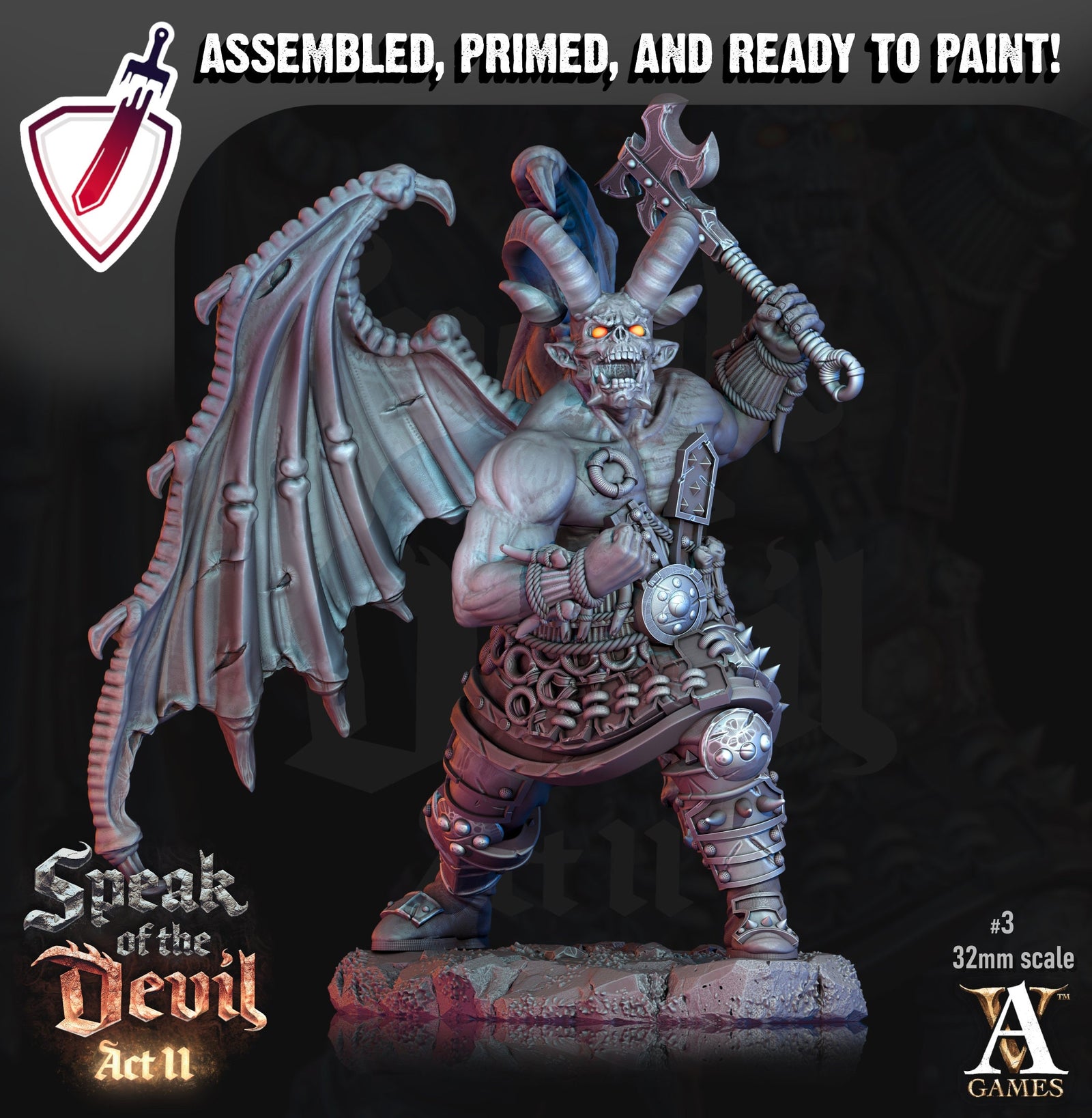 Rathenites | Miniatures by Archvillain Games | Resin Mini for Tabletop Gaming, D&D, Pathfinder, Painting | Assembled and Primed - Brush and Battle