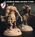 Hannes Vyrios – Noble Barbarian | Miniature by DM Stash | Great for Tabletop Gaming, D&D, Pathfinder, and Painting | Assembled and Primed - Brush and Battle