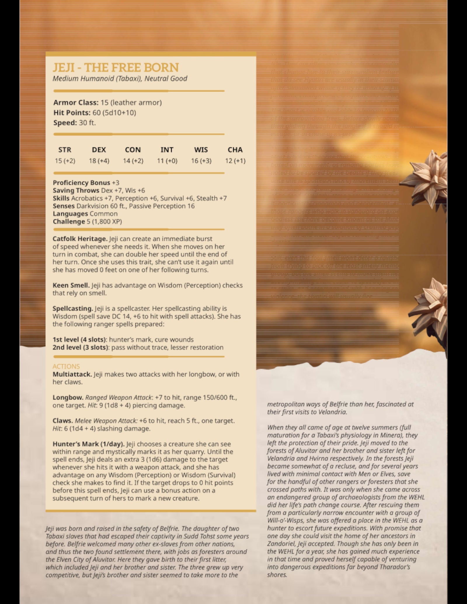 Jeji – The Free Born | Miniature by DM Stash | Great for Tabletop Gaming, D&D, Pathfinder, and Painting | Assembled and Primed - Brush and Battle