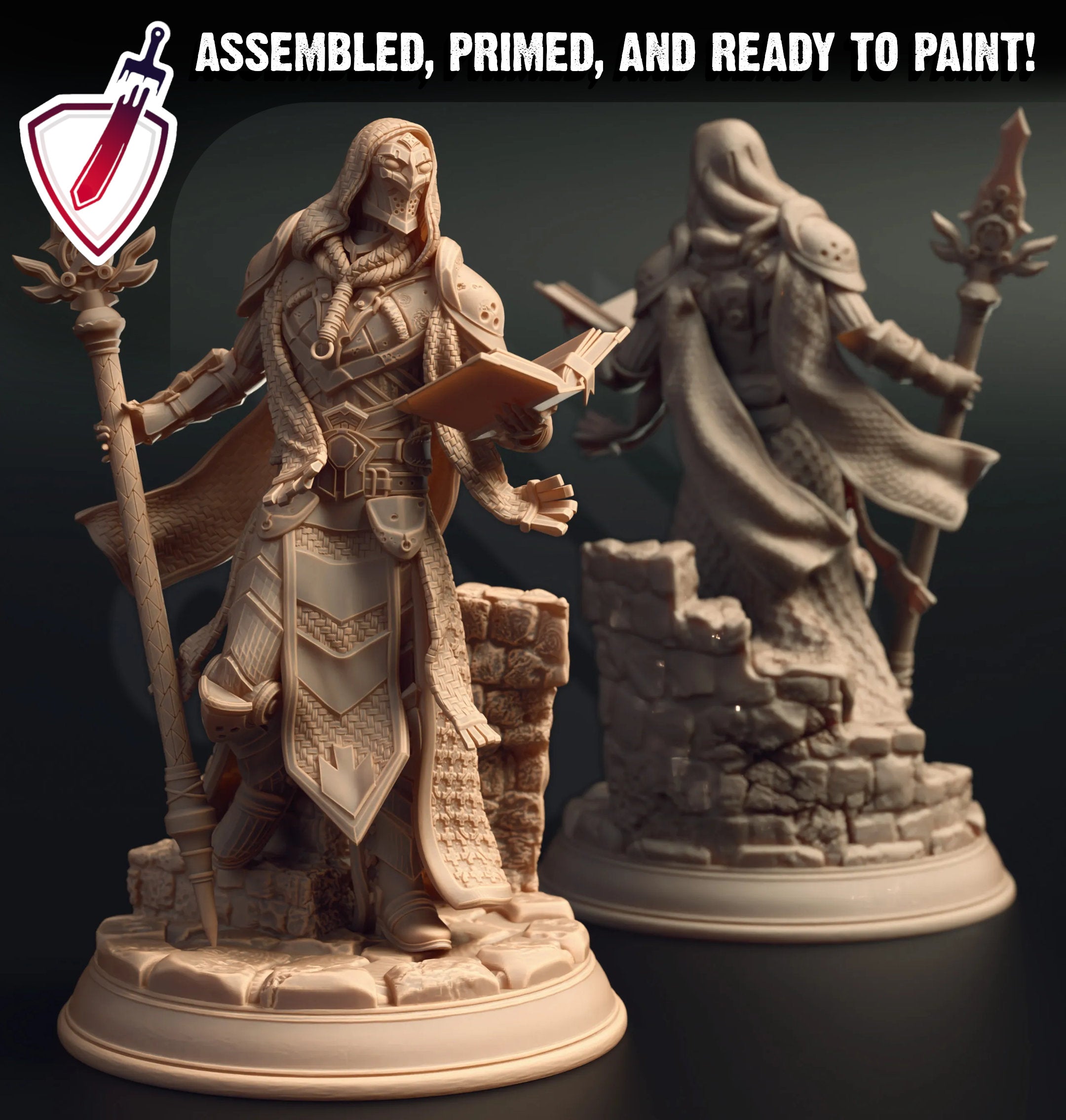 Sintrius Gulch – Leader of the Lost | Miniature by DM Stash | Great for Tabletop Gaming, D&D, Pathfinder, Painting | Assembled and Primed - Brush and Battle