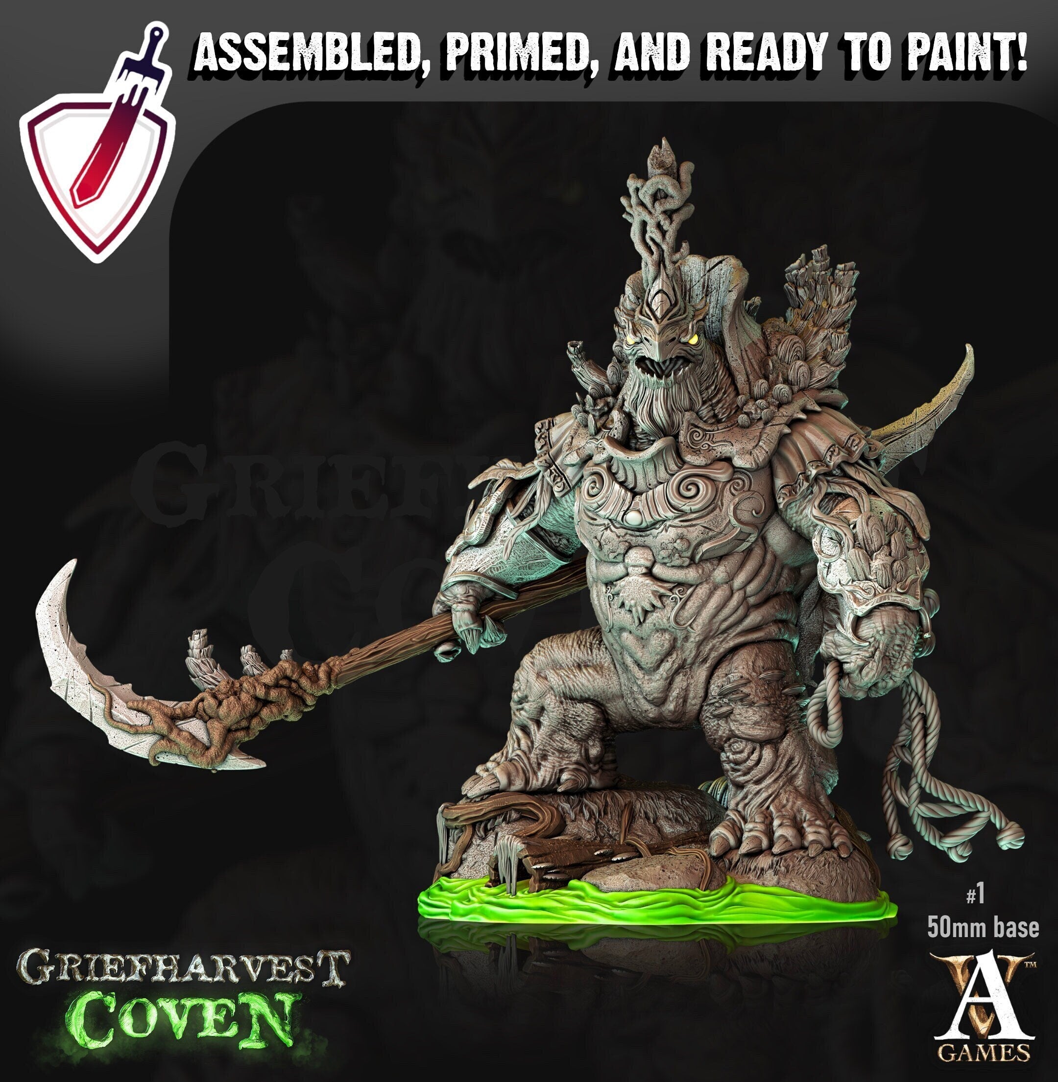 Rukabak | Miniatures by Archvillain Games | Resin Mini for Tabletop Gaming, D&D, Pathfinder, Painting | Assembled and Primed - Brush and Battle