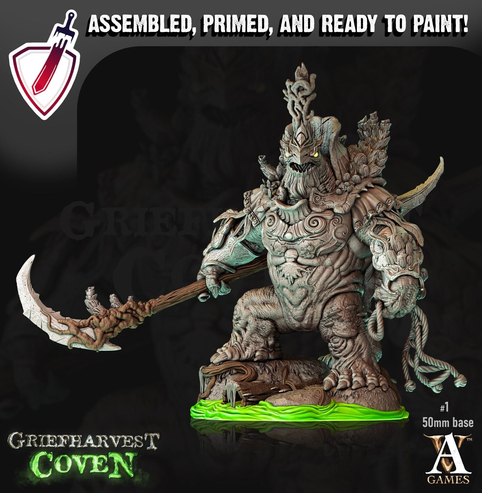 Rukabak | Miniatures by Archvillain Games | Resin Mini for Tabletop Gaming, D&D, Pathfinder, Painting | Assembled and Primed - Brush and Battle