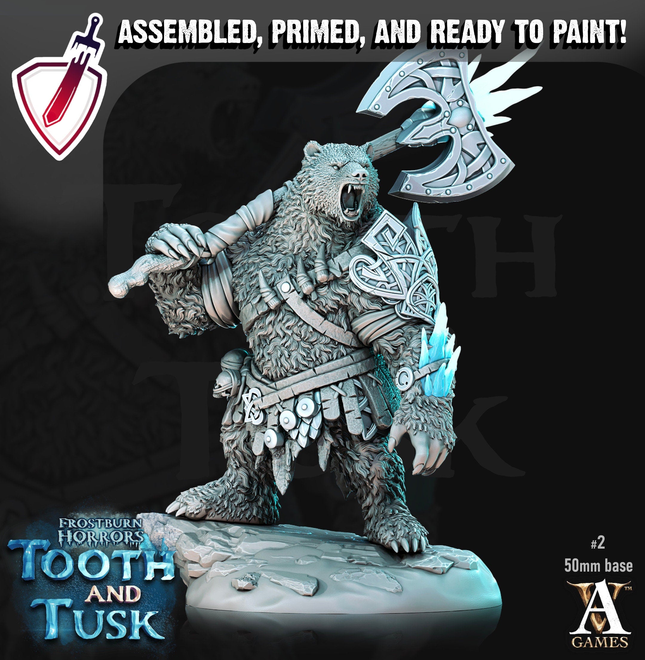 Arcturi | Miniatures by Archvillain Games | Resin Mini for Tabletop Gaming, D&D, Pathfinder, Painting | Assembled and Primed - Brush and Battle