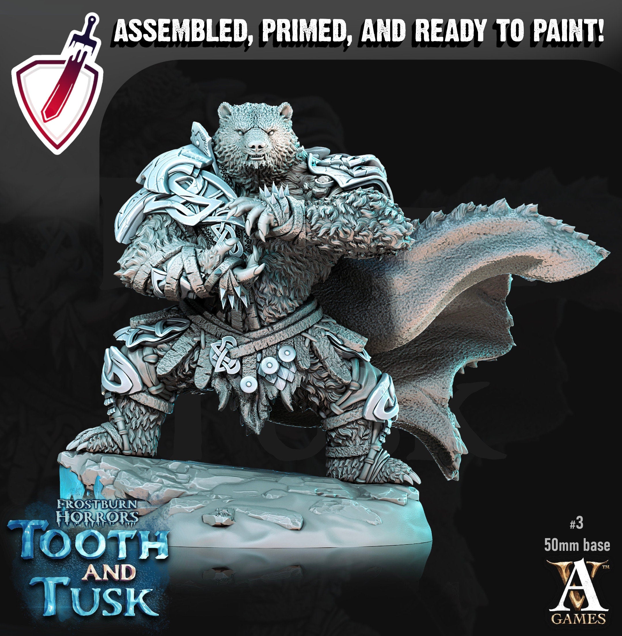 Arcturi | Miniatures by Archvillain Games | Resin Mini for Tabletop Gaming, D&D, Pathfinder, Painting | Assembled and Primed - Brush and Battle
