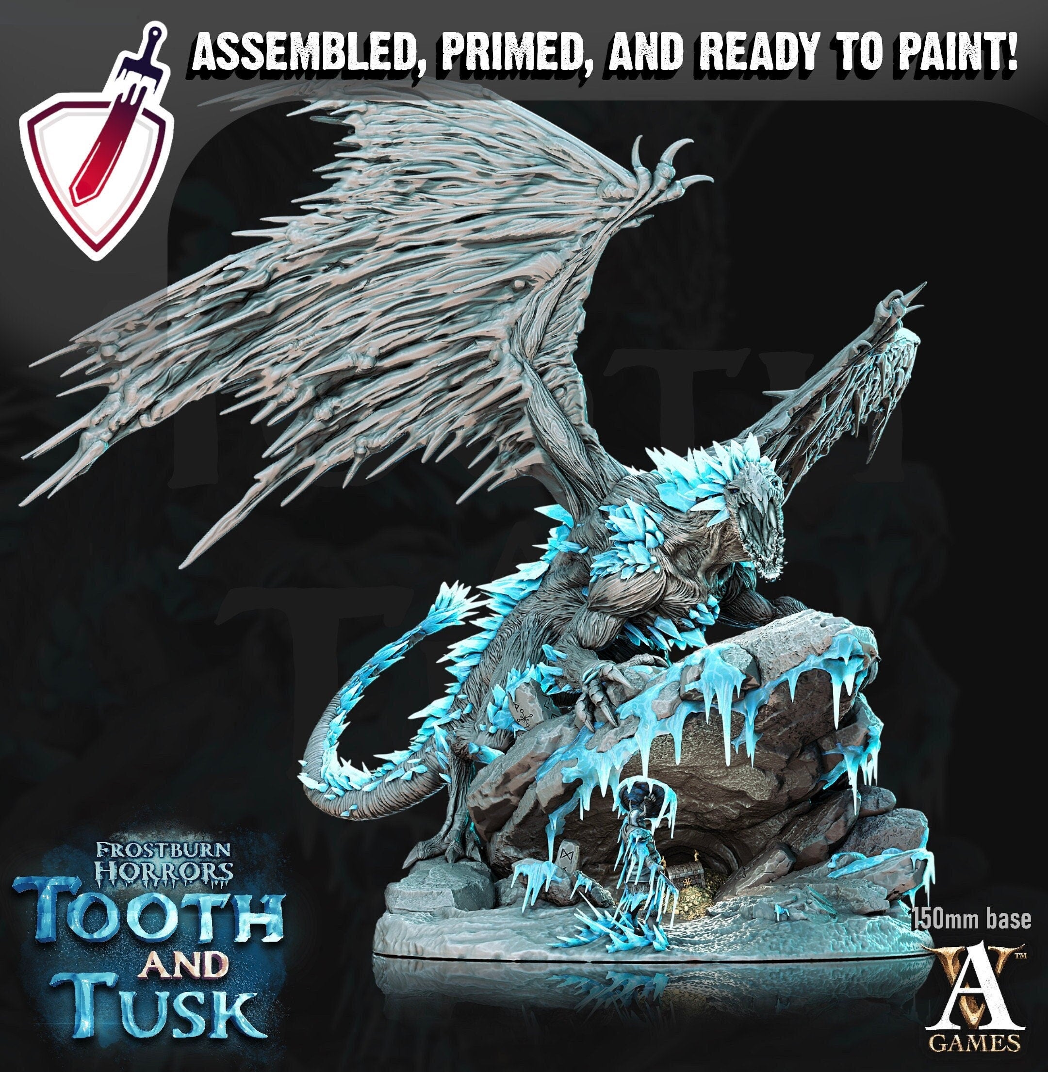 Fionrir | Miniatures by Archvillain Games | Resin Mini for Tabletop Gaming, D&D, Pathfinder, Painting | Assembled and Primed - Brush and Battle